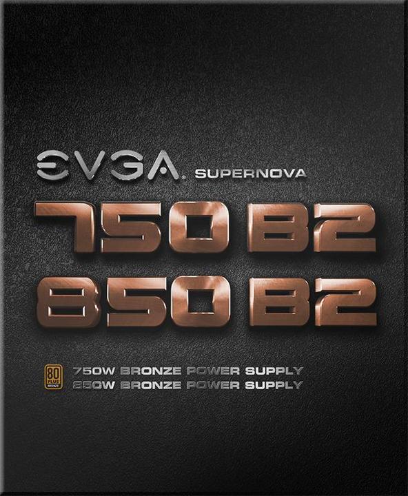 Produktbild EVGA 450 B1 80 Bronze 450 W incl PowerOnSelf Tester Power Supply 100B10450K3 850 W (850 W)