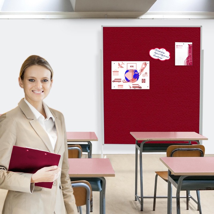 Produktbild Office Marshal Moderationstafel (120 x 150 cm)