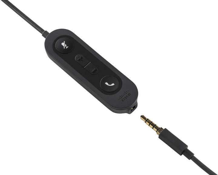 Produktbild Cisco Headset 522 Duo 3.5mm & USB-A Adapter (Kabelgebunden, USB-A)