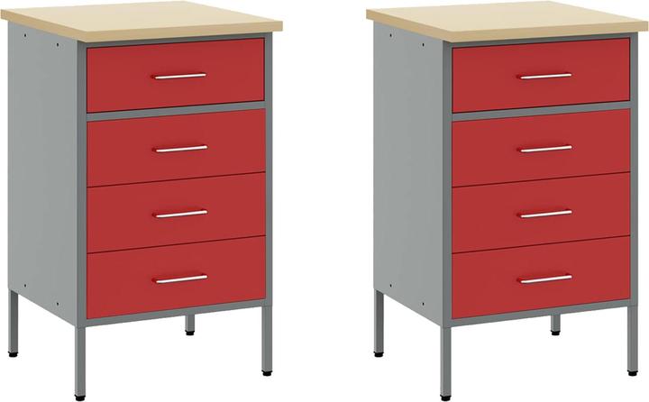 Produktbild vidaXL Werkstattschrank (55 cm, 200 cm)