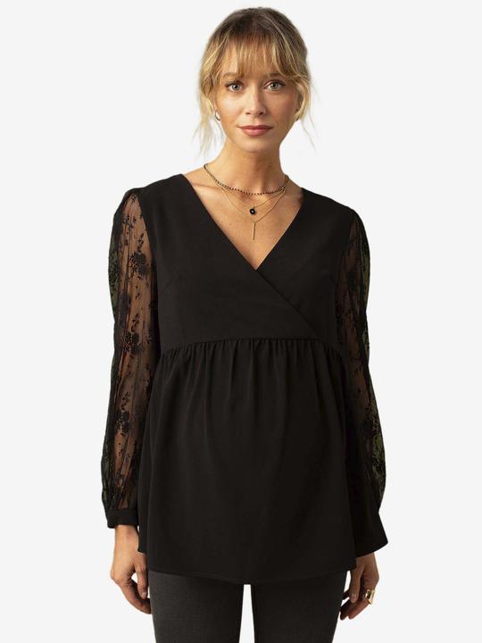 Immagine prodotto Envie de Fraise Elegante Bluse mit Spitze für Schwangerschaft und Stillzeit (42)