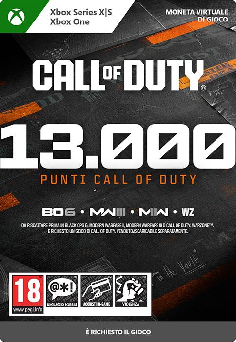 Immagine prodotto Microsoft Punti Xbox Call of Duty - 13.000 Codice download