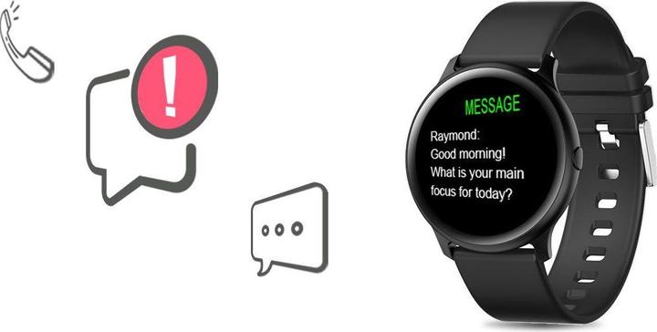 Actual product image SMARTWATCH RNCE40 SCHWARZ Uhr