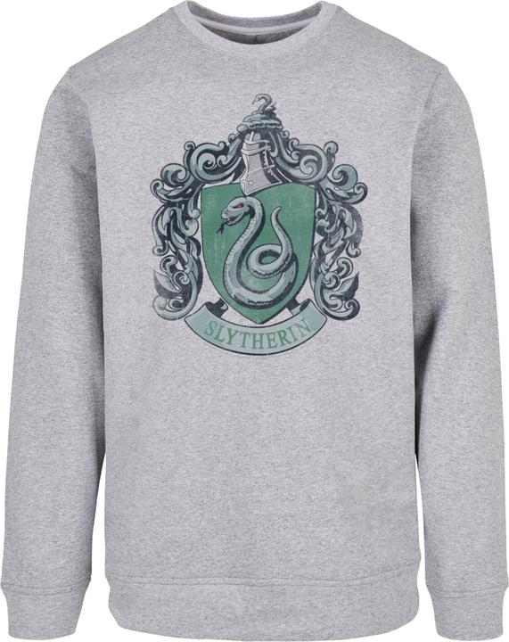 Absolute Cult Harry Potter - Distressed Slytherin Crest Basic Crewneck - 115075 (M)