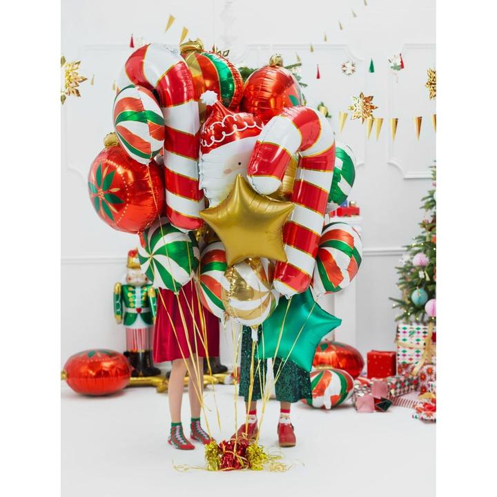 Produktbild Partydeco Grüner Stern Ballon 48cm (1 x)