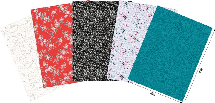 Produktbild Décopatch Decopatch-Papier Nr. 2, 5 Blatt (20 g/m², 5 x)