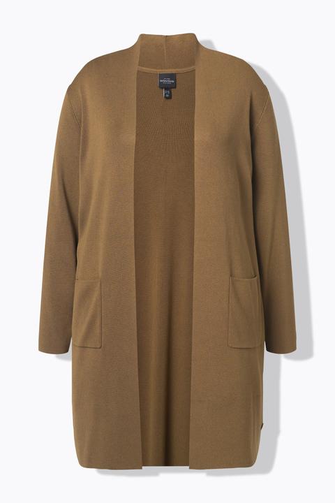 Produktbild Ulla Popken Strickjacke, lange, offene Form, weicher Feinstrick (60)