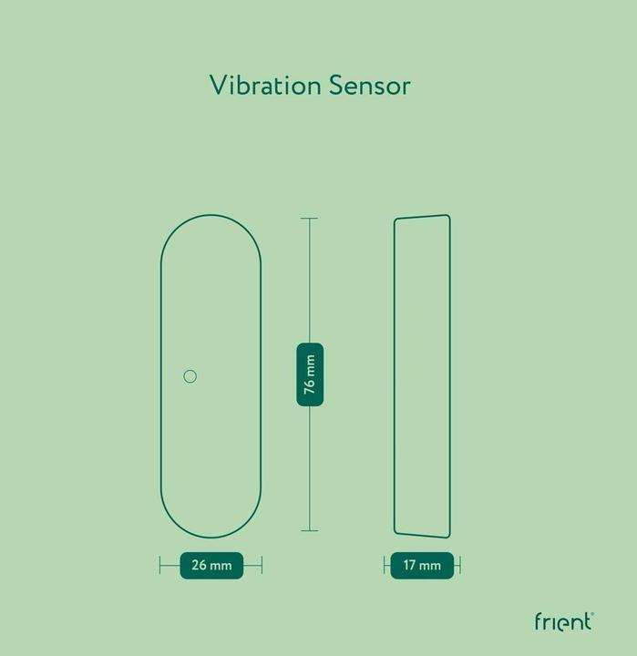Actual product image Frient Vibration Sensor (Zigbee)