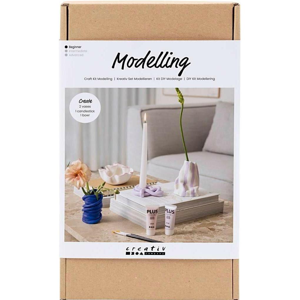 Creativ Company Craft Kit - Modelling - Pots and Vases (977656)