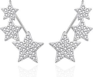 Immagine prodotto Agato - Long silver earrings Stars AGT-E084VW (Argento)