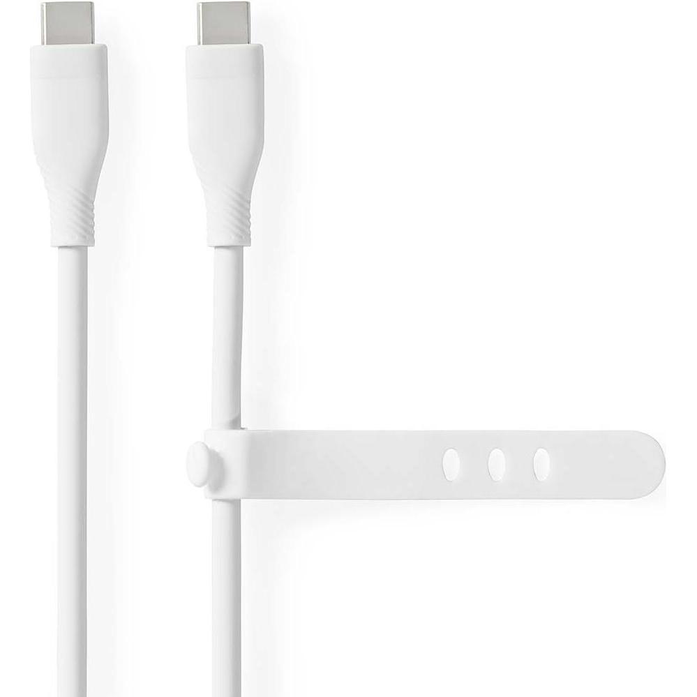 Nedis USB-Kabel USB 2.0 USB-C™ Stecker USB-C™ Stecker 60 W 480 Mbps Vernickelt 1.50 m (1.50 m, USB 2.0), USB Kabel