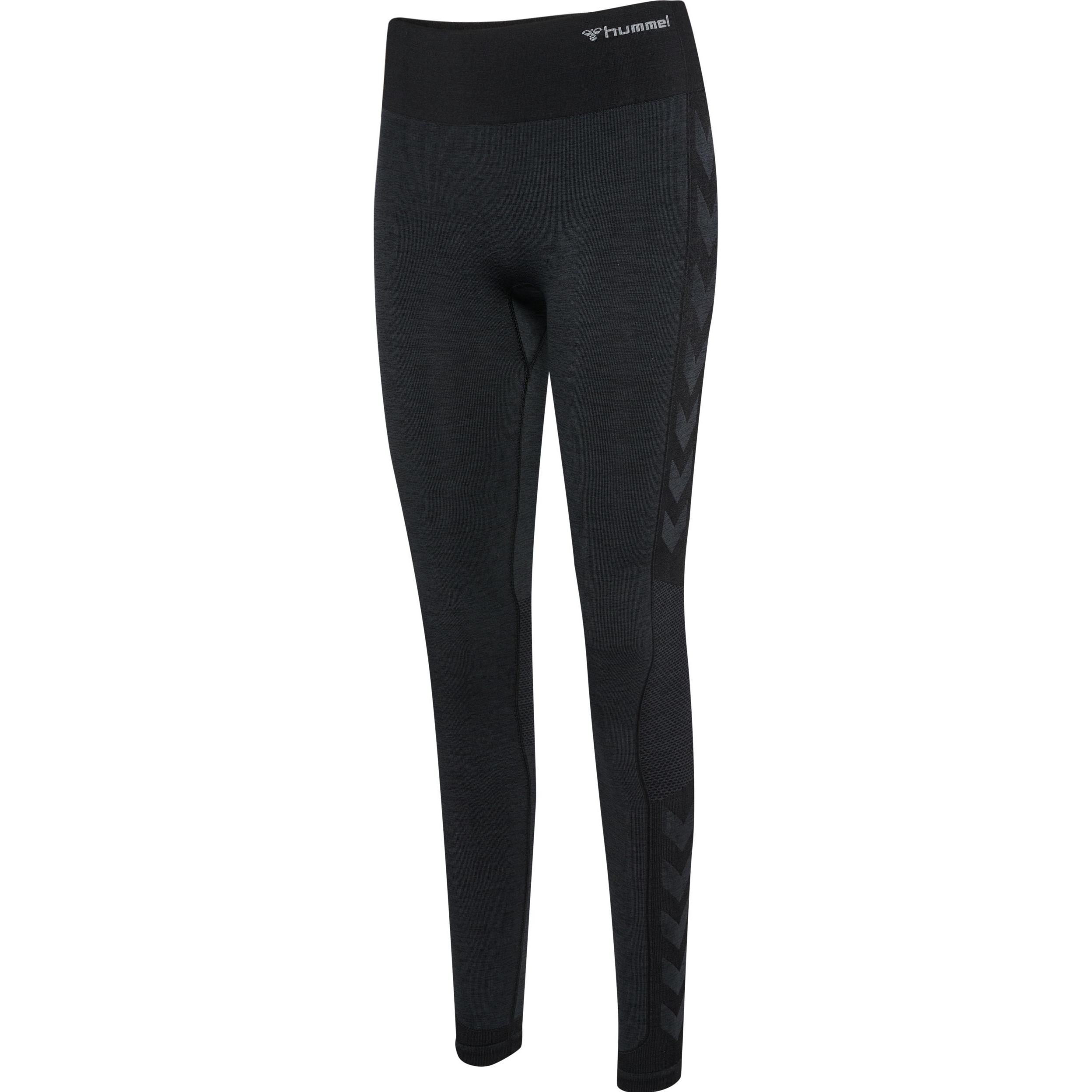 hummel, Damen, Tights, Hmlmt Shine Seamless Mw Tights (XS), Schwarz, XS