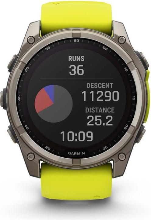 Actual product image Garmin Fenix 8 Solar Sapphire Titanium (51 mm)