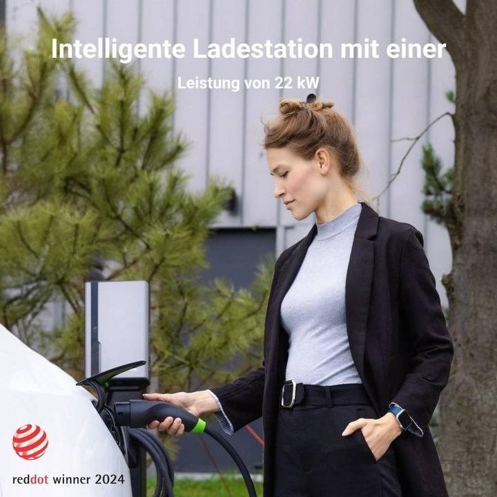 Produktbild GreenCell Green Cell EVGC021A2275 Ladestation für Elektrofahrzeuge Grau Aluminium Wand 3 Eingebautes Display L (Typ 2, 22 kW, 32 A)