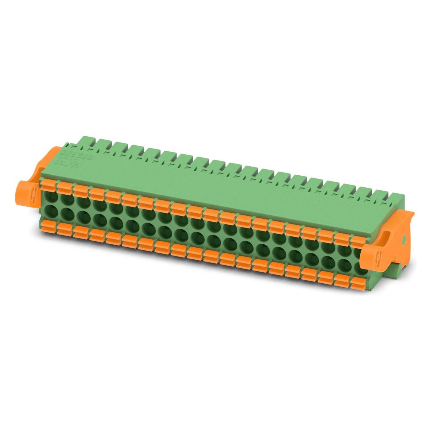 Phoenix Contact PHOE Leiterplattensteckverbinder, Elektronikkabel + Stecker, Grün