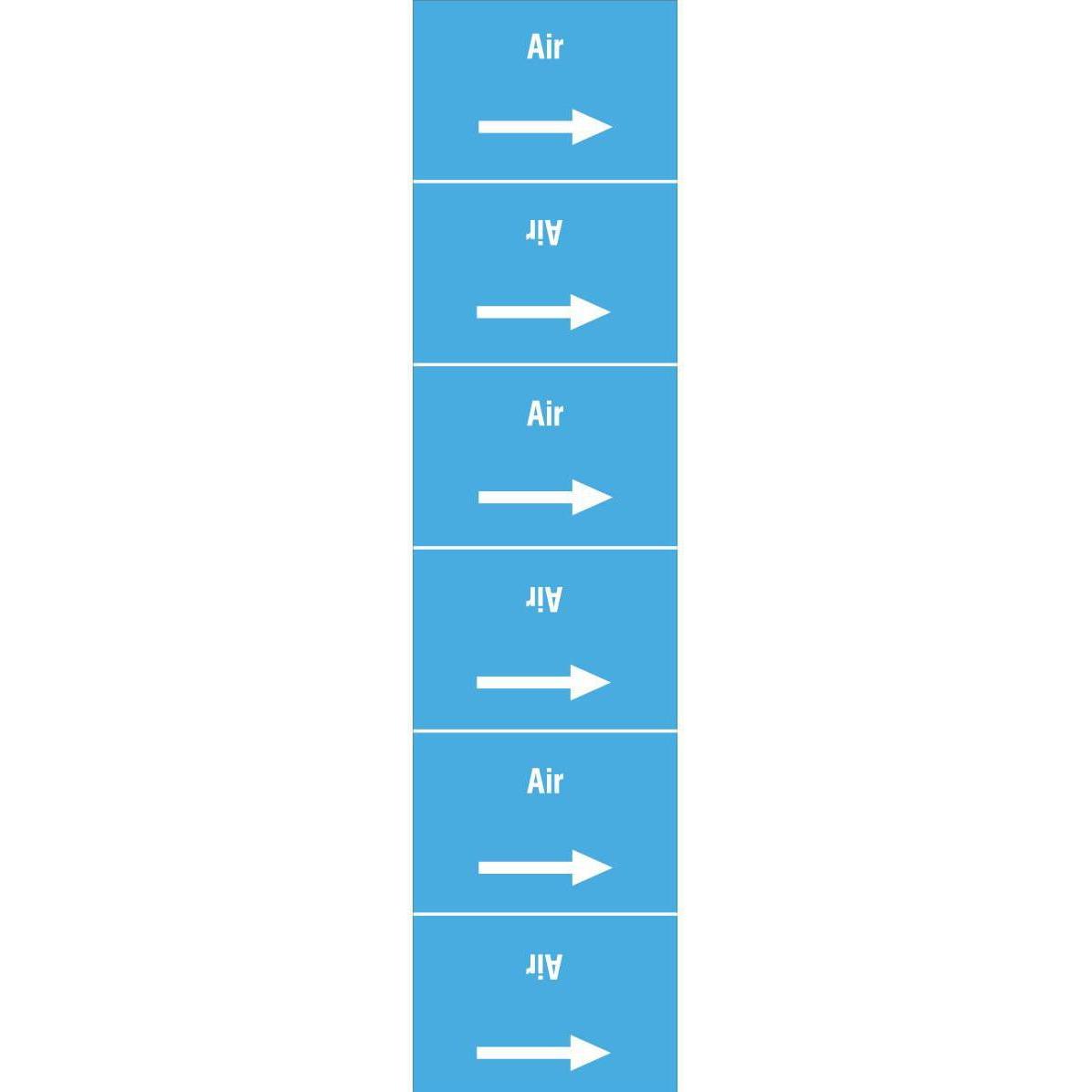 Brady, Etiketten, ISO 20560 Pipe Markers - Air