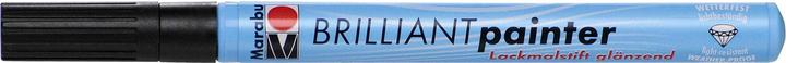 Produktbild Marabu Lackmalstift BRILLIANT painter (Schwarz, 2 mm, 1 x)