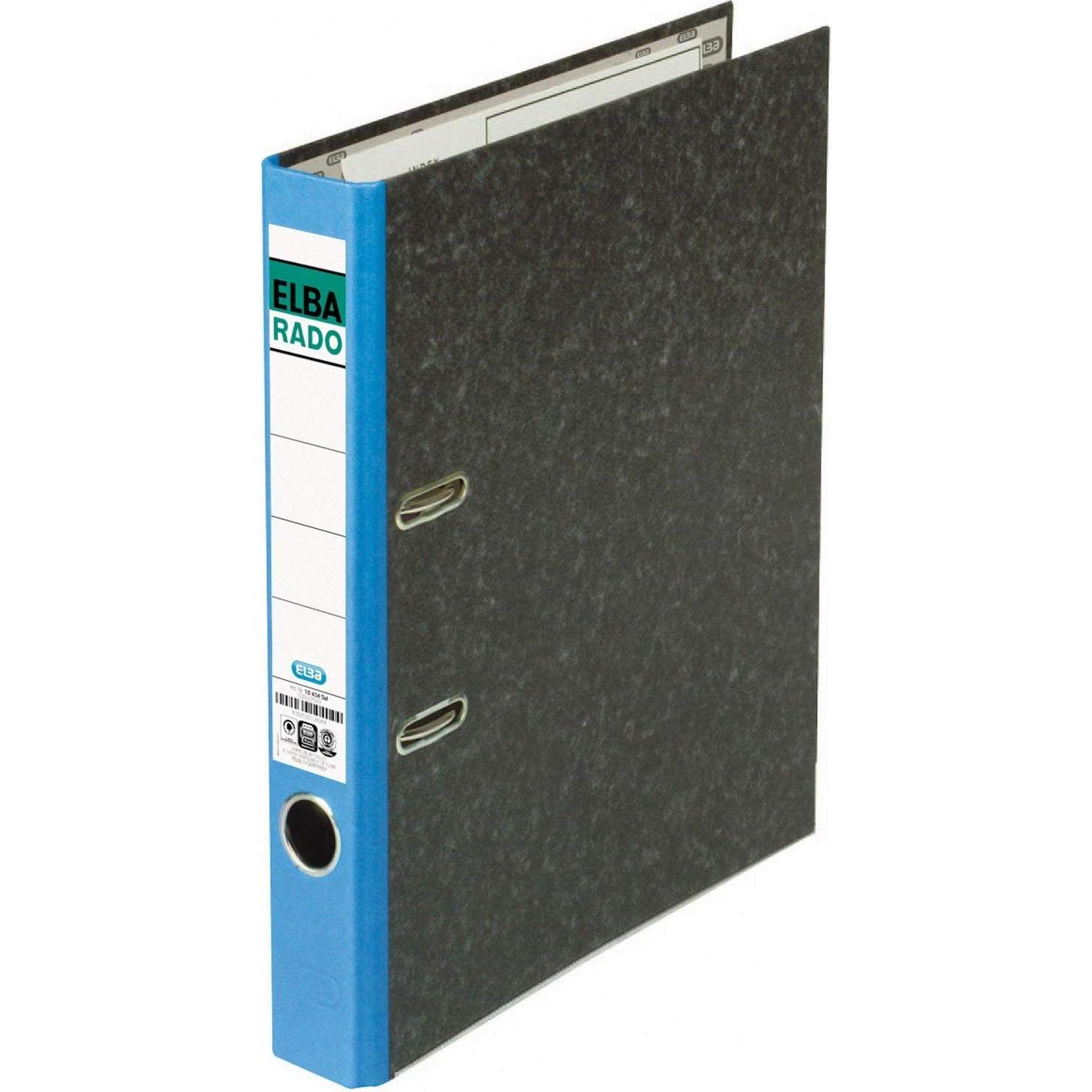 Elba, Ordner, Ordner rado 100555308 DIN A4 50mm Pappe blau (A4, 50 mm, 1 x)