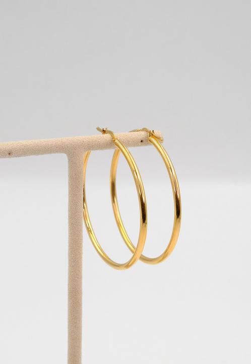 Produktbild Muau Creolen (750/18 K Gelbgold)