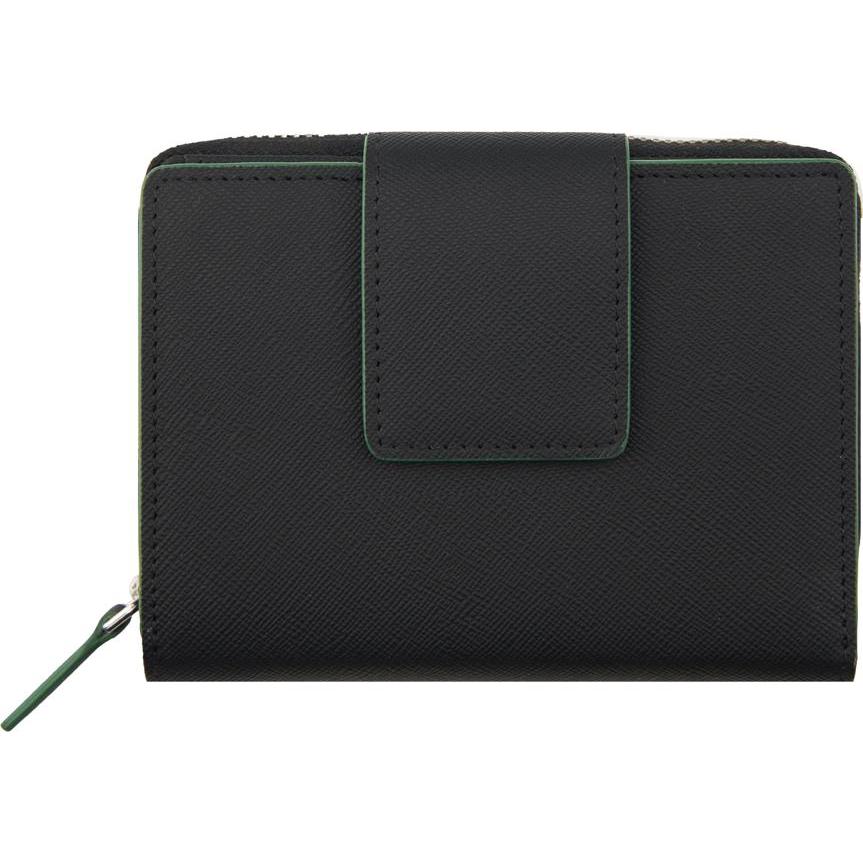 Giorgio Carelli, Damen, Portemonnaie, Damen Reissverschluss-Börse, Valentin, Schwarz