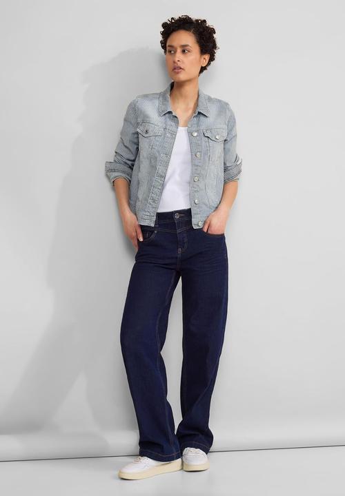 Actual product image Street One Striped Denim Jacket (34)