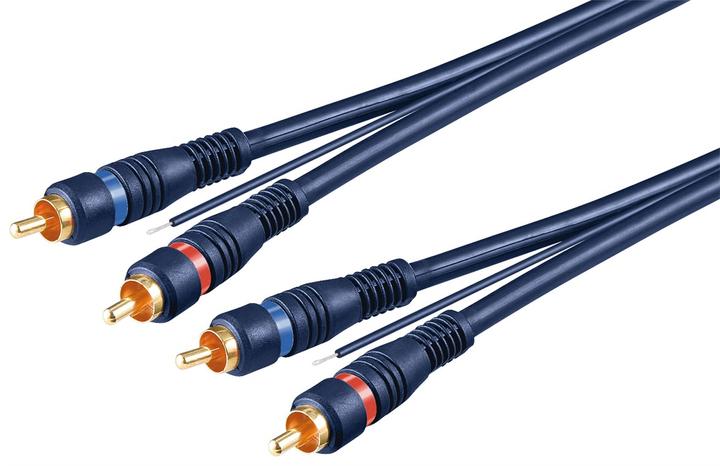 Produktbild Goobay 2x RCA – 2x RCA (5 m, Cinch Kabel)