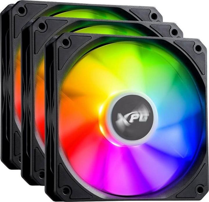 Actual product image Adata Fan XPG VENTO R 120 ARGB Fan 3 pack (120 mm, 3x)