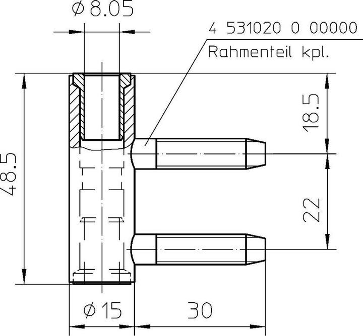 Actual product image Simonswerk Frame part VARIANT V 4400 WF