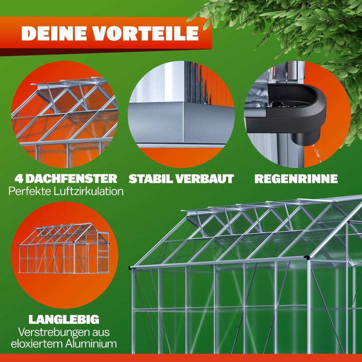 Actual product image Gardebruk Gewächshaus
