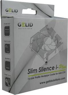 Actual product image Gelid CPU cooler 775 i3 i5 silent 75mm fan simple stable mounting low height mini ITX with... (28 mm)