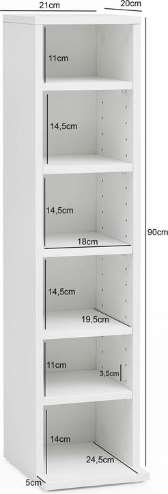 Produktbild FineBuy CD (21 x 20 x 90 cm)