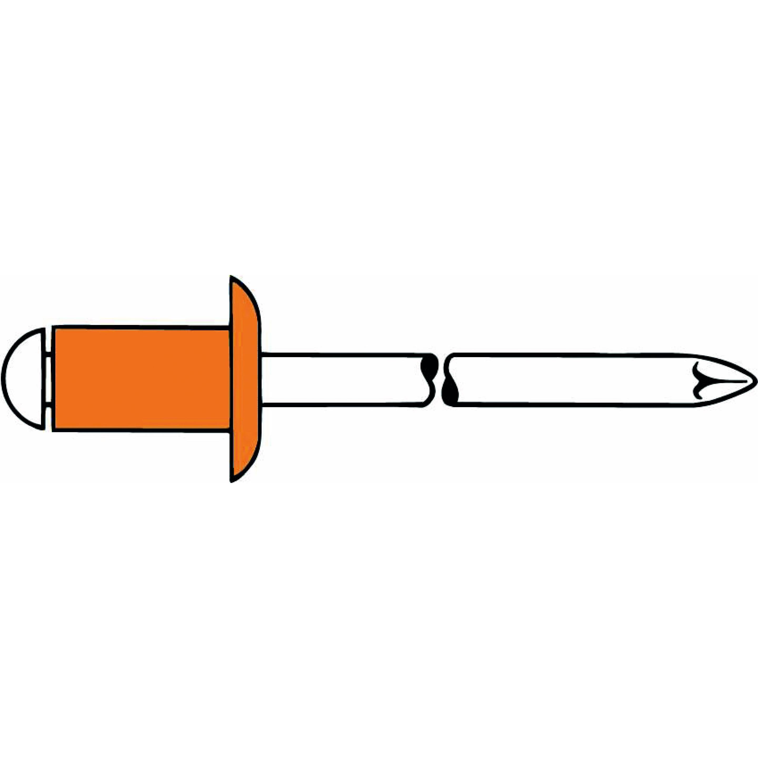 Thumbnail - Gesipa, Nieten, Blindnieten 4,0x 6mm,Kupf/Bron