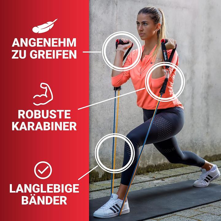 Actual product image Red Rab Resistance Bands Set (1 m, Easy, Medium, Strong)