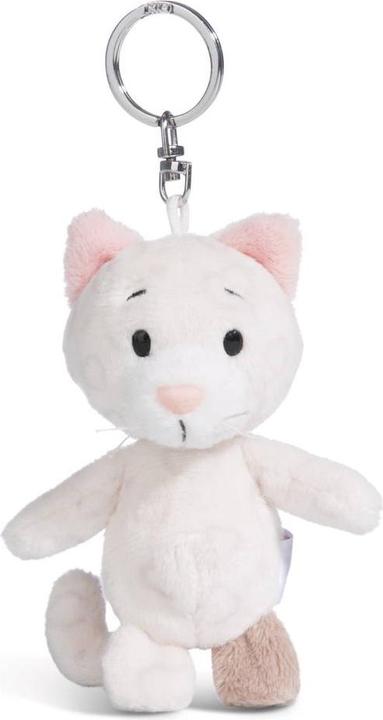 Produktbild NICI Schlüsselanhänger Love Katze 10cm weiss