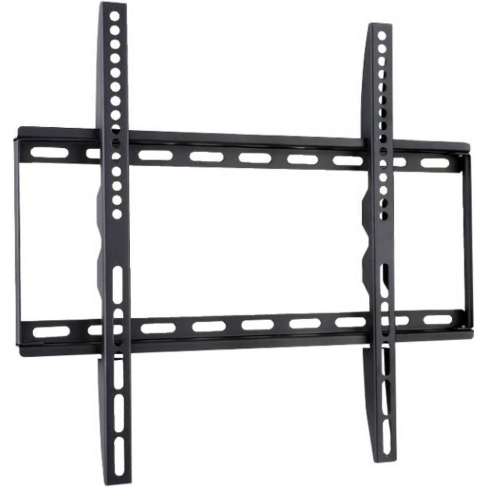 Techly Fixed Slim Wall Mount (Wand, 55", 45 kg), TV Wandhalterung, Schwarz