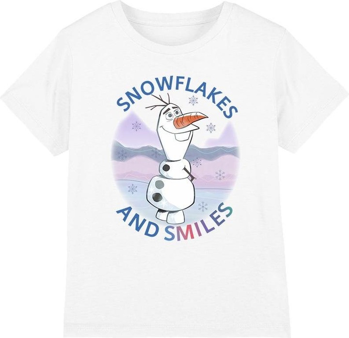 Immagine prodotto Disney Frozen Maglietta Olaf Fiocchi di Neve e Sorrisi Bambini (104)
