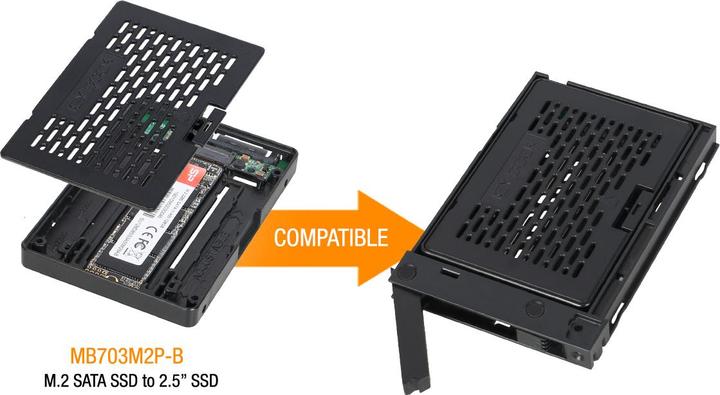 Actual product image Icy Dock Drive tray