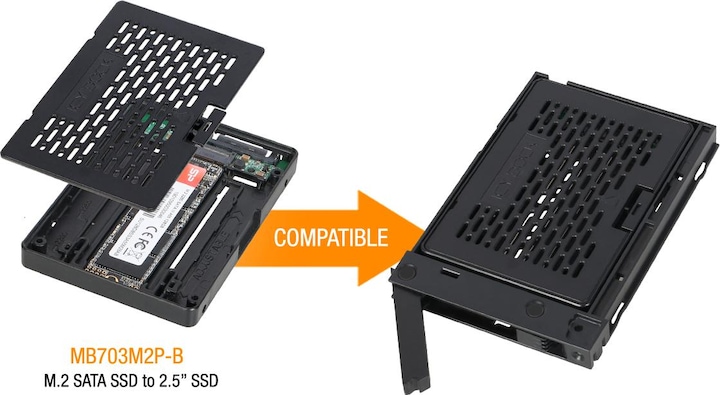 Actual product image Icy Dock Drive tray