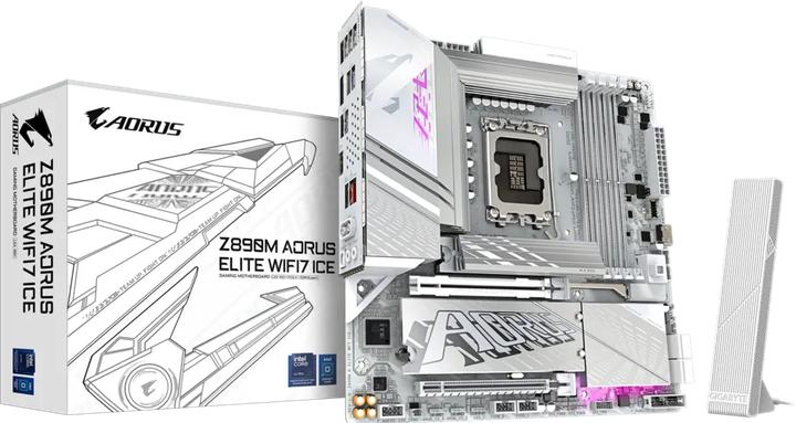 Produktbild Gigabyte Z890M AORUS Elite WIFI7 ICE (LGA 1851, Intel Z890, mATX)