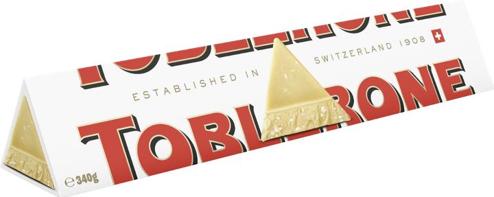 Image du produit Toblerone Weisse Schokolade 340 g, Produkttyp: Weiss (340 g)