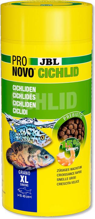 Actual product image JBL Aquaristik und Terraristik ProNovo CICHLID GRANO XL 1000ml (Perch, 1000 ml)