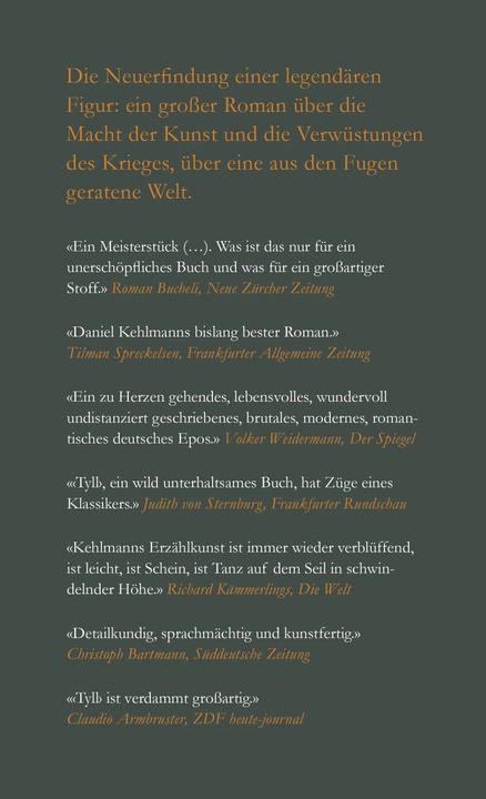 Produktbild Tyll (Deutsch, Daniel Kehlmann, 2017)