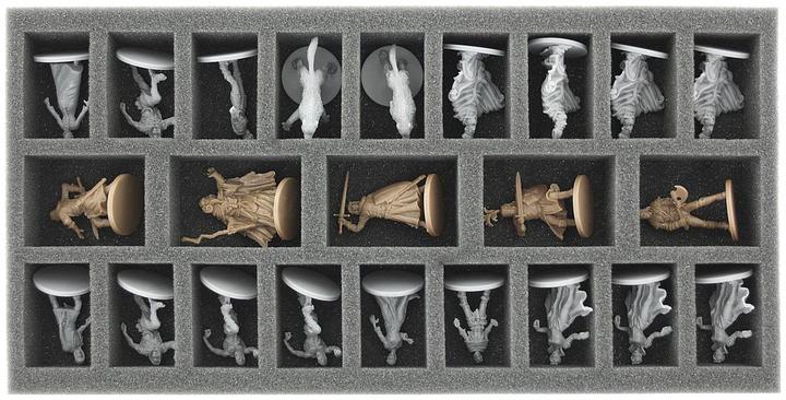 Produktbild Feldherr Lagerbox LBBG075 für 92 Miniaturen mit 25 mm Bases