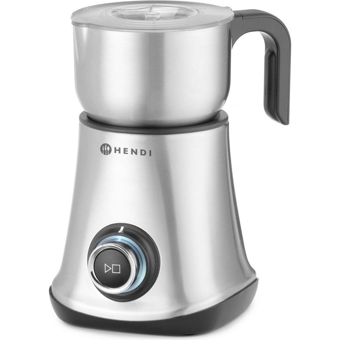 Thumbnail - Hendi Melkopschuimer Electrisch - 0,3 Liter - 6 Functies - RVS/Zwart, Milchaufschäumer, Silber