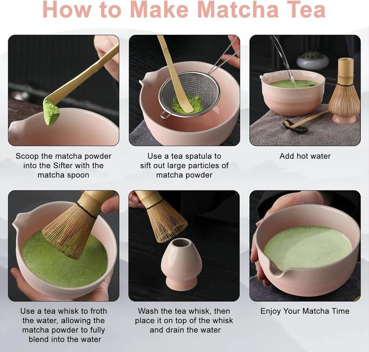 Immagine prodotto Anei Set Matcha con ciotola e frusta in bambù