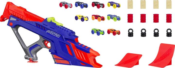 Actual product image Nerf Nitro MotoFury Rapid Rally