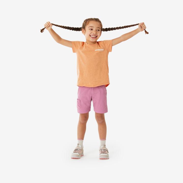 Immagine prodotto Quechua Zip-Off-Hose MH500 Kinder Gr. 92–116 Bergwandern rosa (98)