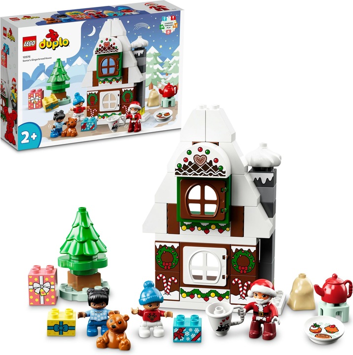 Immagine prodotto LEGO Casa di pan di zenzero con Babbo Natale (10976)