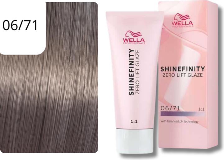 Image du produit Wella Zero Lift Glaze (06, 71 - Frosted Chestnut)