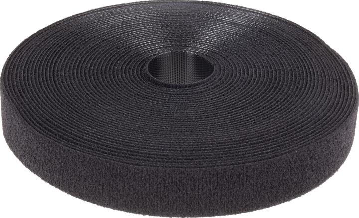 Actual product image RS PRO Pressure Fastener Velcro Tape, 20mm x 10m, Black (20 mm)
